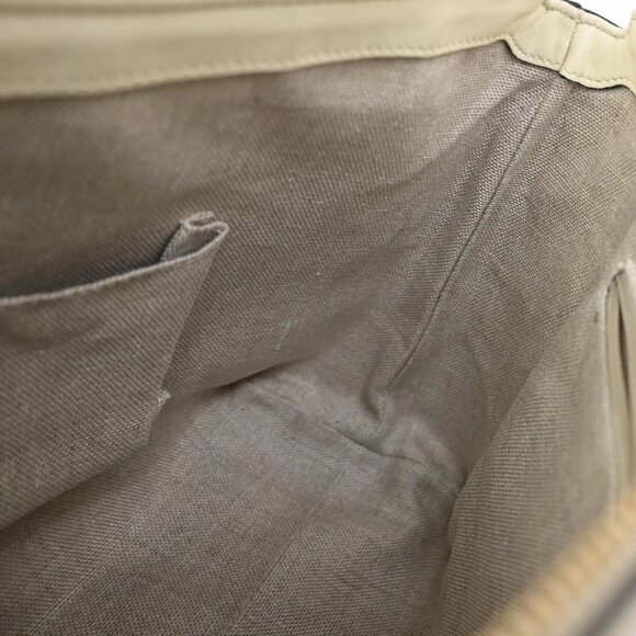 GUCCI Micro GG Guccissima 2Way Shoulder Hand Bag Leather White Italy 23KB342 - Picture 12 of 16